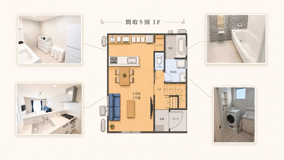 CHODO 江木の間取り図 1階